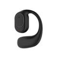 KY2 Single Wireless Earphones Air Conduction OWS Headphone HiFi Ear-Hook Music Sports Noise Cancel Headset For All Smartphones Oasis Select Black