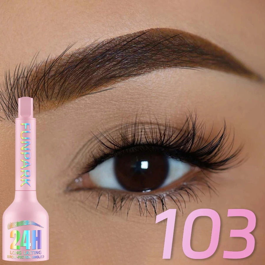 FUNPARK 3D Microblade Eyebrow Dye Cream – Waterproof, 3 Colors