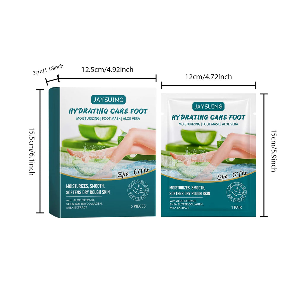 Aloe Vera Exfoliating Foot Mask – Dead Skin & Callus Remover Exfoliating Foot Mask Oasis Select