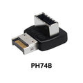 USB 3.1 Type E to USB-C Front Panel Header Adapter – 10Gbps USB Header Adapter Oasis Select E Female to E Male