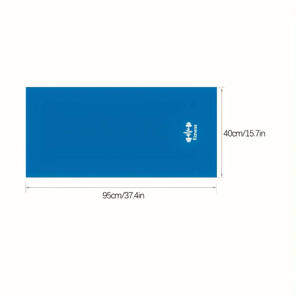 Sports Towel 40*95cm / 15.7*37.4in Modern Soft Polyester Fitness Towel with Pocket, Super Absorbent Rectangular Knit Cloth Towel Oasis Select