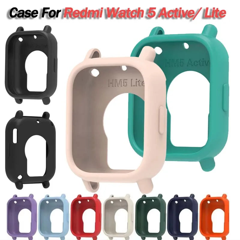 Silicone Case for Redmi Watch 5 Active & Lite – Scratch Protection Smartwatch Case Oasis Select