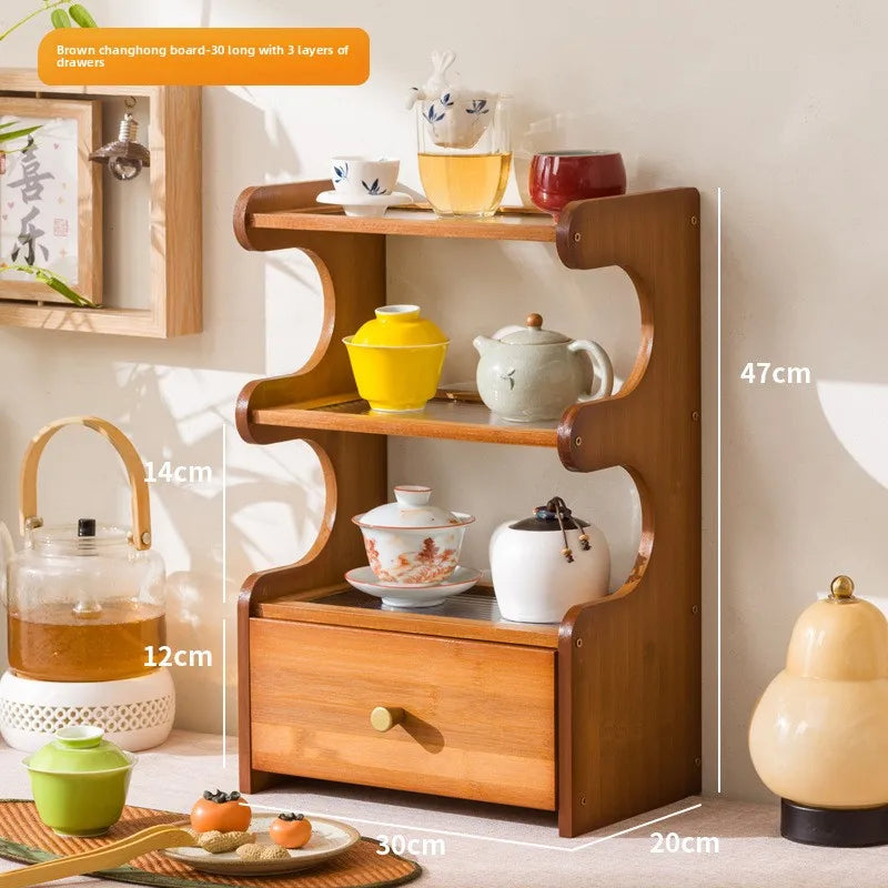 Desktop Water Cup Shelf Modern Simple Chinese Bogu Rack Tea