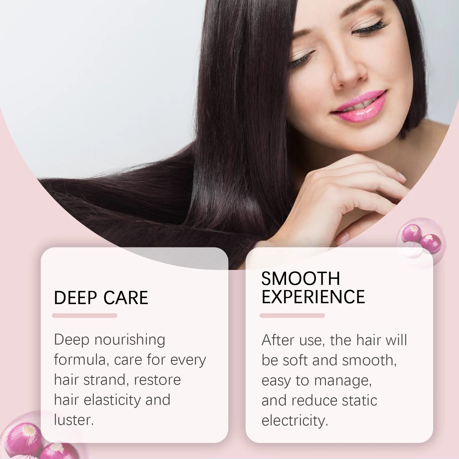 Onion Rosemary Shampoo and Conditioner Sets Anti Hair Loss Improve Rough Frizz Prevent Breakage Repair Damaged Hair Care Product Oasis Select