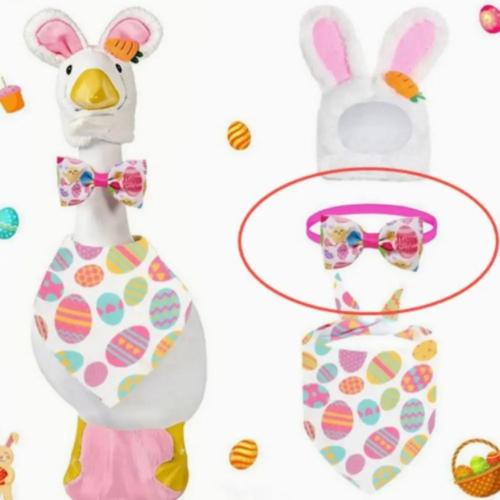 Easter Porch Goose Outfit Set | Cute Garden Decoration Goose Outfit Set Oasis Select