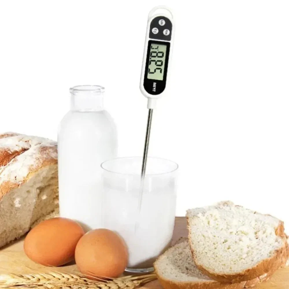 Digital Kitchen Thermometer LCD Display TP300 Electronic Food Thermometer LCD Display Digital Temperature MeasuringTool for Meat Oasis Select