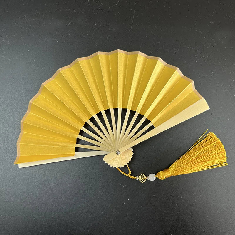 4-6 Inch Mini Folding Fan Portable DIY Painting Children'S Fan Ancient Style Held Dance Fans Party Wedding Summer Fan Accessorie Oasis Select T