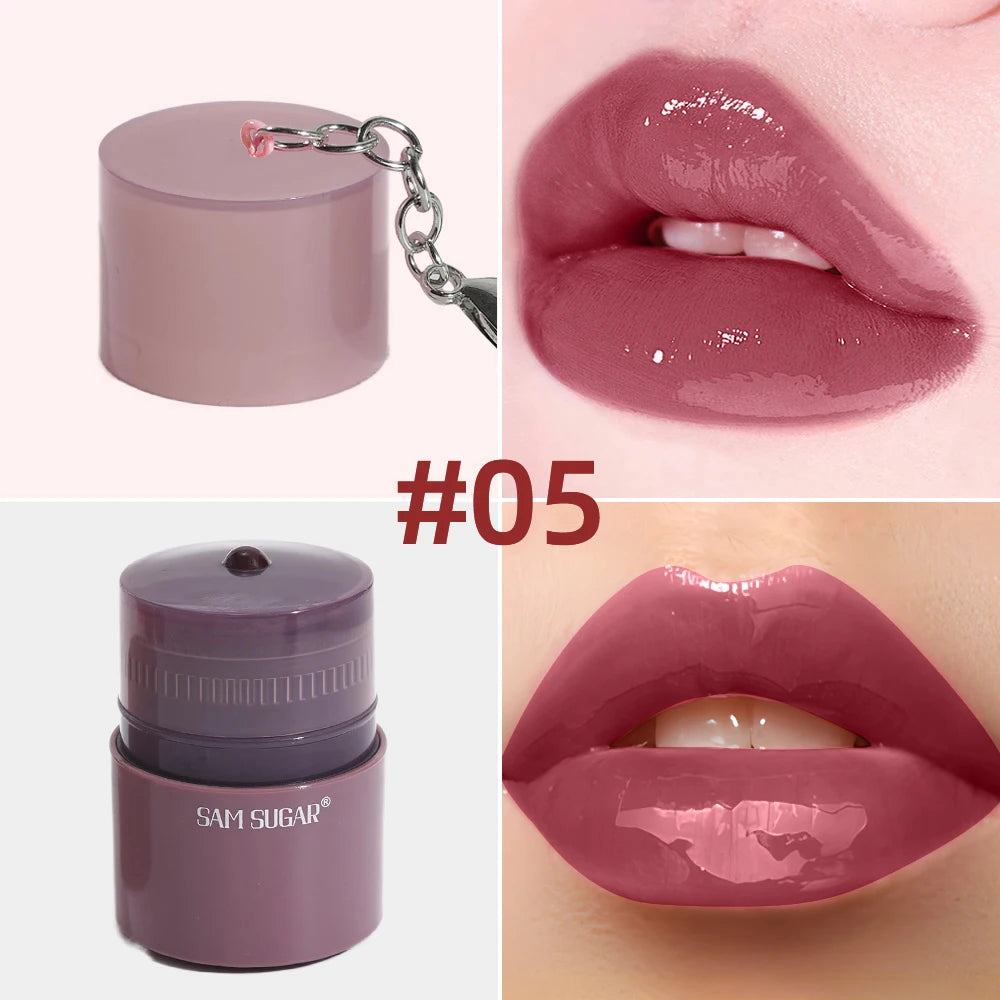 SAM SUGAR Rotating Honey Glaze Lip Gloss – Waterproof & Hydrating