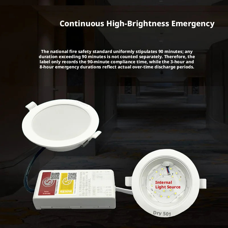 SHINEKNOT 36V LED Emergency Ceiling Light | 13W Embedded Tube