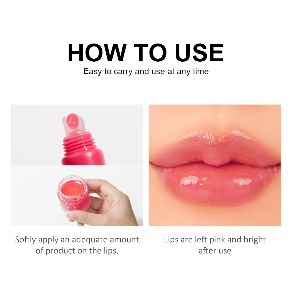 Moisturizing Lip Care Kit Lip Glowly Balm Sleeping Lip Mask Deep Hydrate Night Sleep Mask Reduce Lip Lines Remove Dead Skin Oasis Select