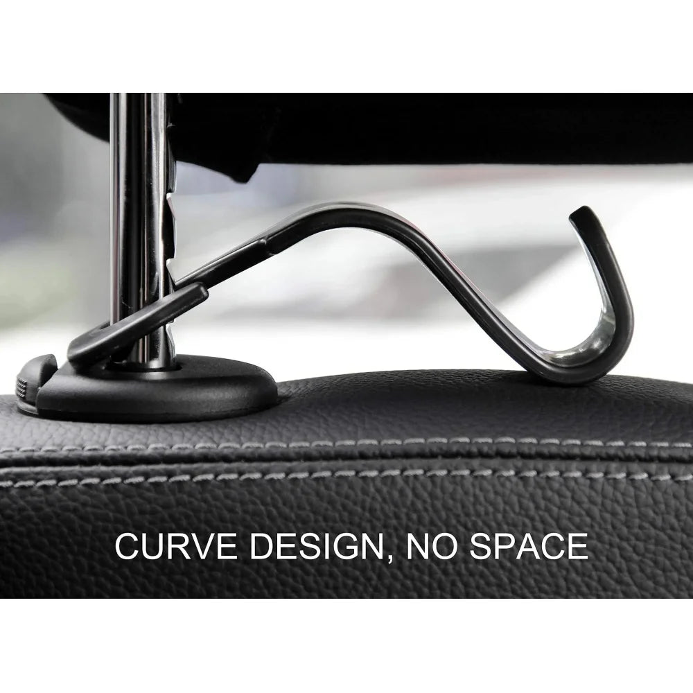 Universal Car Seat Headrest Hook Hooks Storage Hanger Car Back Seat Organizer Holder Auto Interior Accessories 2/4/8Pcs Oasis Select
