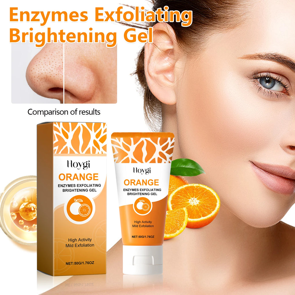 Enzymes Exfoliating Brightening Gel Salicylic Acid Blackhead Dead Skin Remover Cleansing Shrink Pores Brightening Delicate Skin Oasis Select