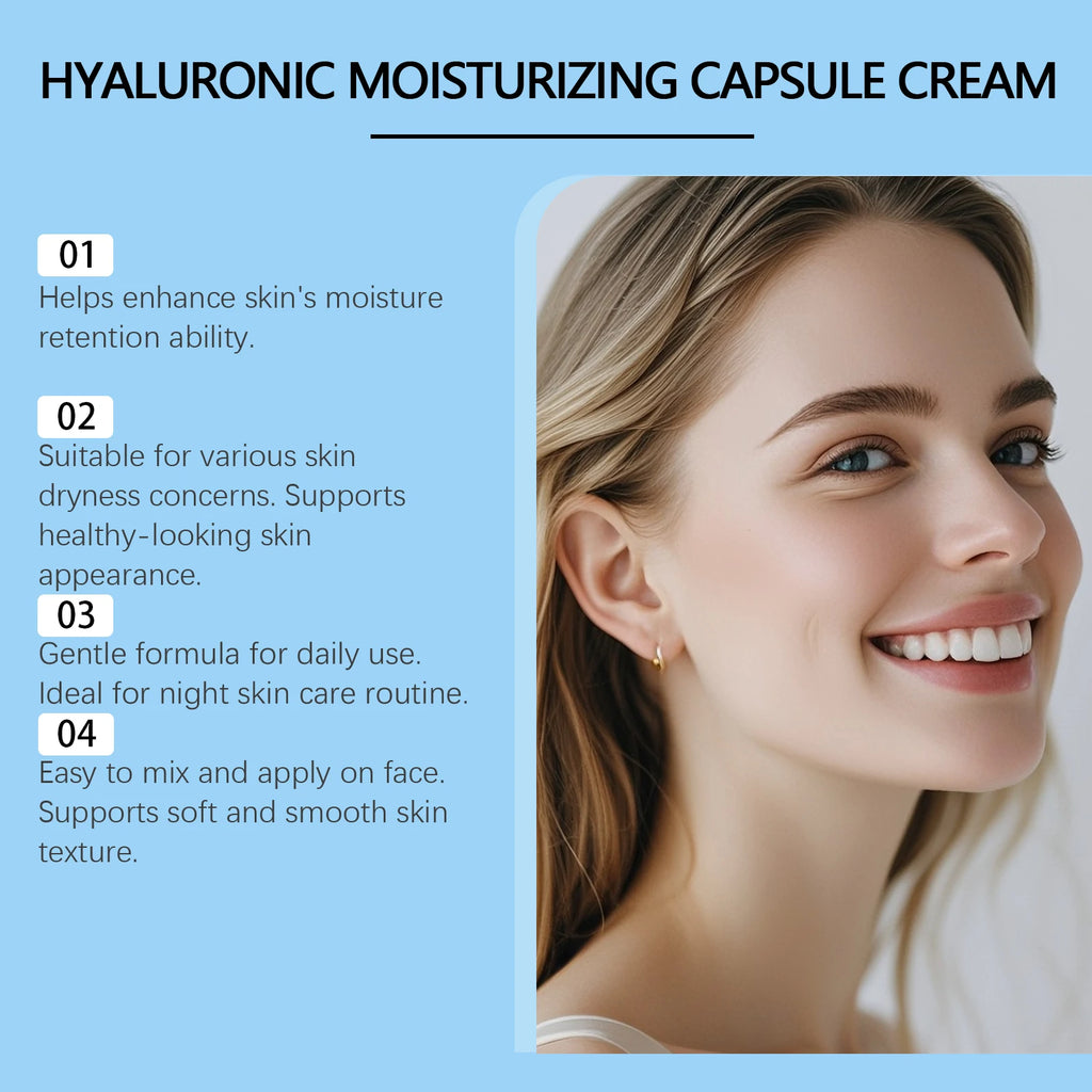 Hoygi Hyaluronic Acid Capsule Cream – Hydration & Barrier Repair Capsule Face Cream Oasis Select