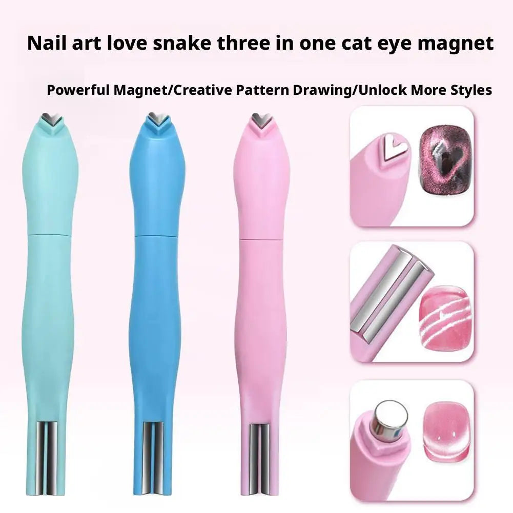 3-in-1 Heart Magnet for Cat Eye Gel Polish | Nail Art Tool Nail Art Magnet Oasis Select