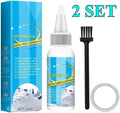 All-Purpose Cleansing Cream Stains Remover White Shoes Cleaning Cream Shoes Whitening with Wipe Sponge for Shoes Sneakers Oasis Select 2 SET