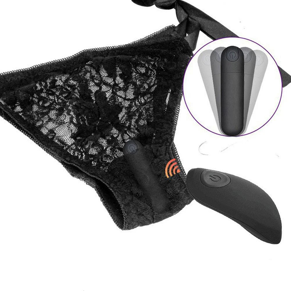 Remote Control Vibrator Bullet Panties for Women Travel Size Underwear Massager for Pleasure- G Spot Vibrating Panties Sex Toys Oasis Select