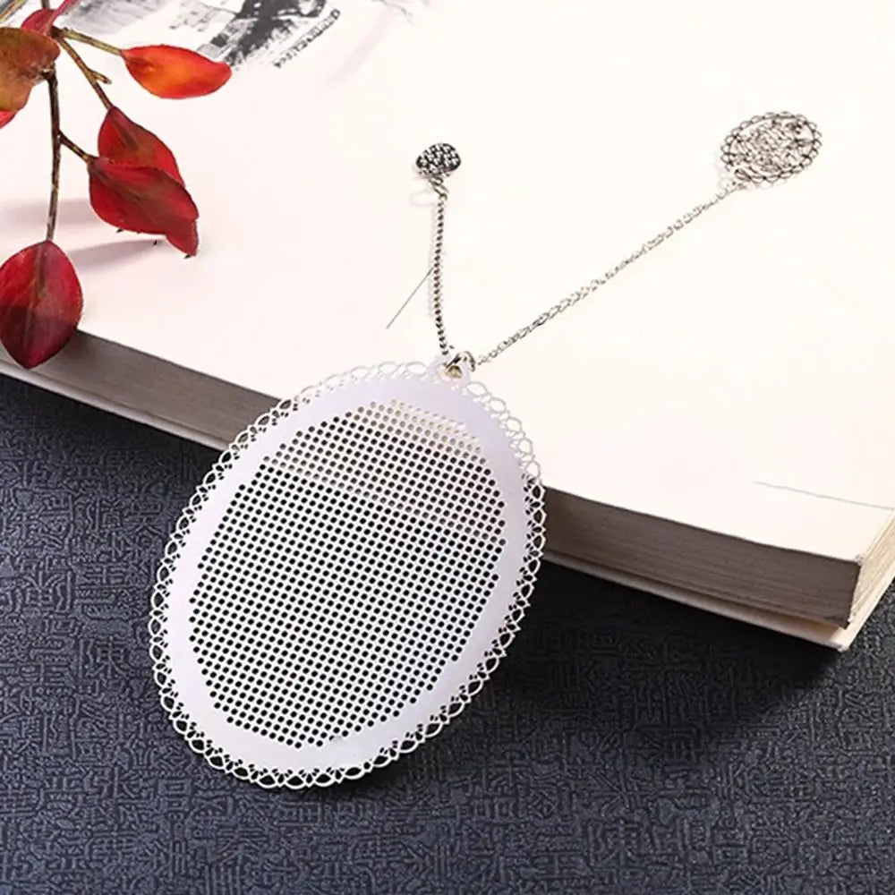 DIY Craft Cross Stitch Bookmark Butterfly Owl Stich Metal Silver Golden Needlework Embroidery Crafts Counted Cross-Stitching Oasis Select Round Silver