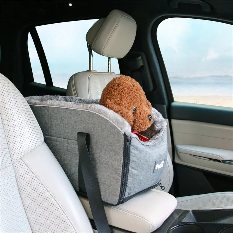 Pet Car Cat and Dog Beds Car Center Console Bags Cat Beds Car Cushions Seats Pet Handbags for Going Out Oasis Select