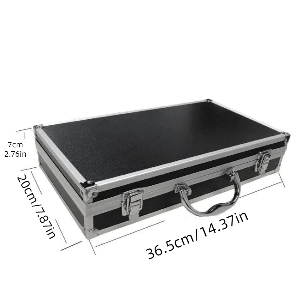 Portable Microphone Carrying Case Hard Shell Sponge Compartment Karaoke Storage Case Impact Resistant Mic Organizer Oasis Select