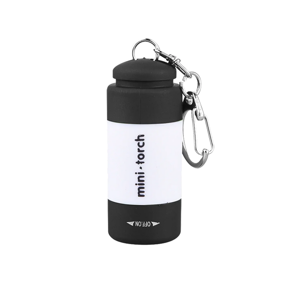 POCKETMAN Mini LED Keychain Flashlight | USB Rechargeable Torch