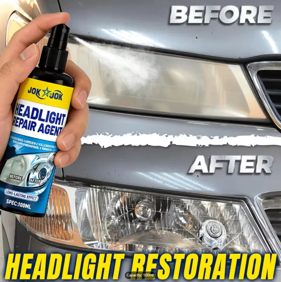 Headlight Restorer – Polish & Restore Clarity to Foggy Lenses Headlight Restorer Oasis Select
