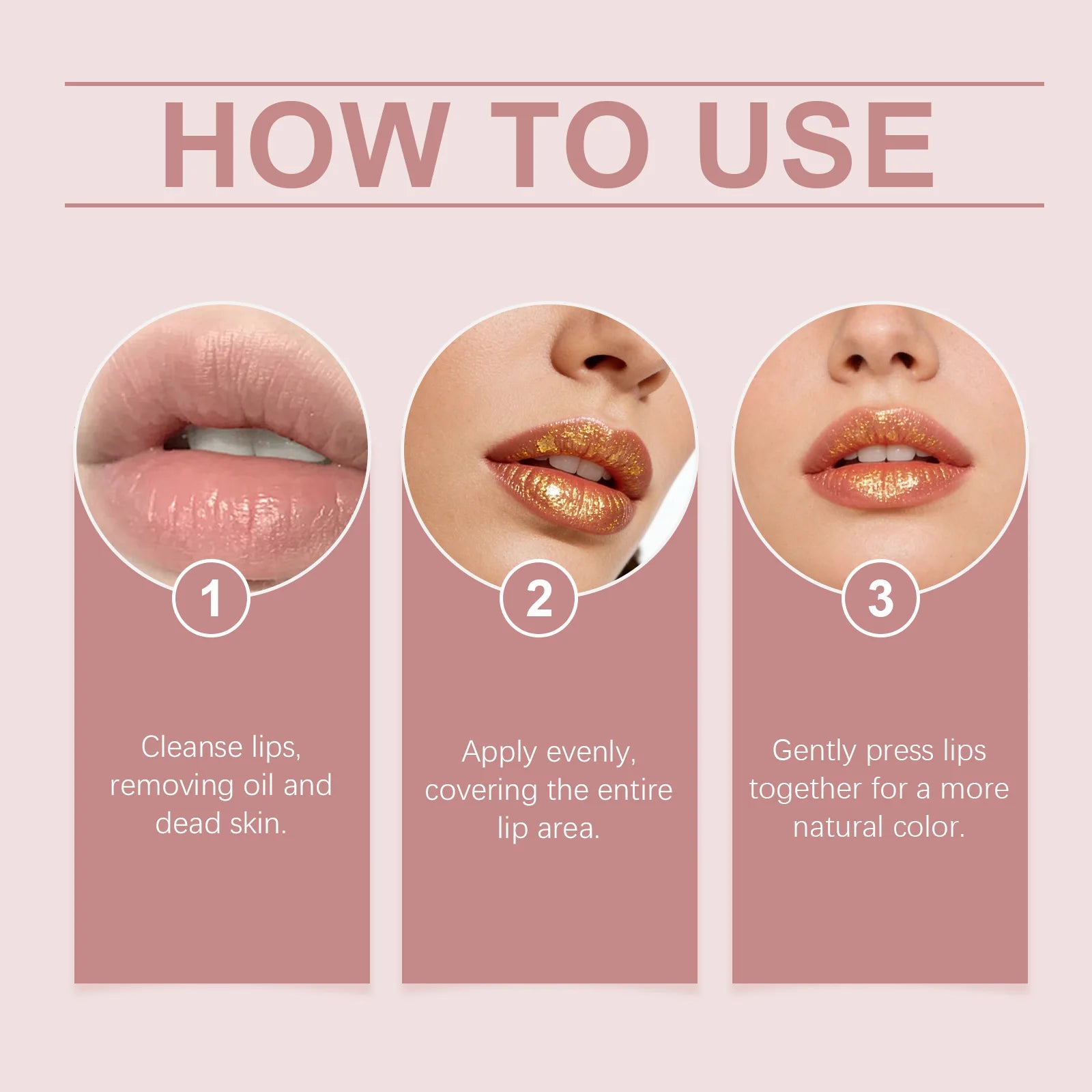 Gold Foil Color-Changing Lipstick | Hyaluronic Acid Lip Balm Color-Changing Lipstick Oasis Select