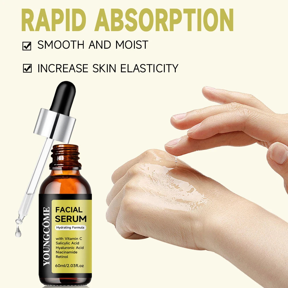 Hyaluronic Acid Face Serum – Vitamin B5, Ceramides, Fragrance Free
