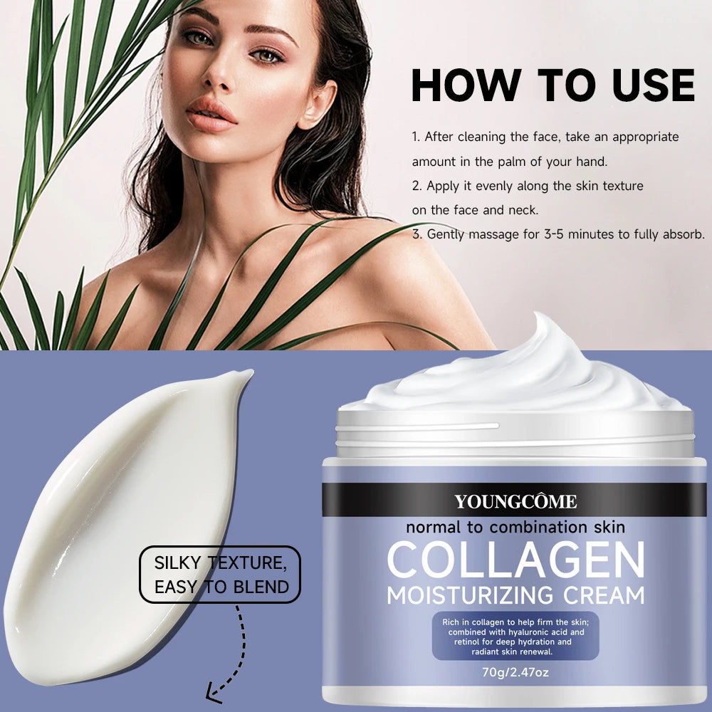 Collagen Facial Serum with Hyaluronic Acid & Retinol | All Skin