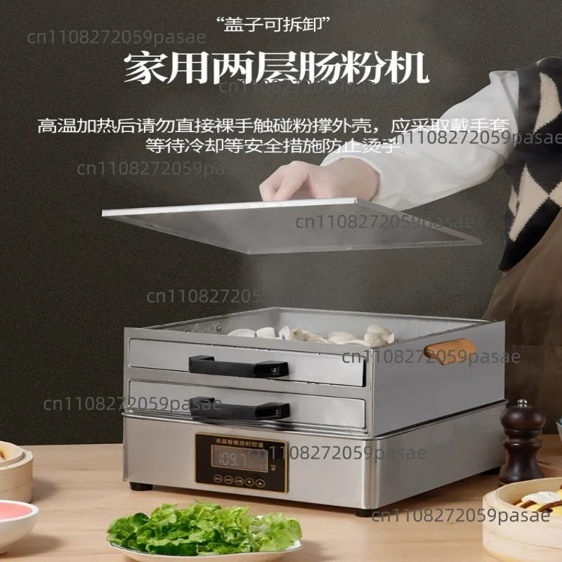 Rice Noodle Roll Machine – Electric Steamer & Temperature Control
