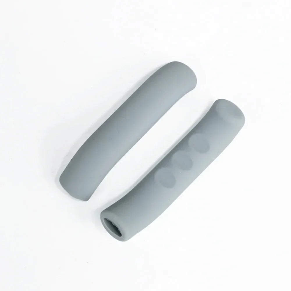 1/4Pairs Bike Brake Lever Protective Silicone Bicycle Lever Grips Bicycle Brake Handle Cover Bicycle Accessories Oasis Select 1pairs-Grey