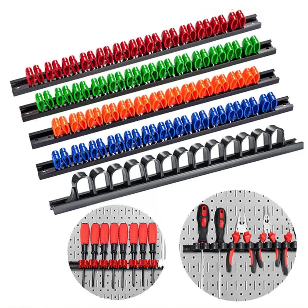 Screwdriver Organizer Wrench Organizer Hand Tool Holder Display Rack Workshop Vice Wrench Storage Rack Accessories Oasis Select