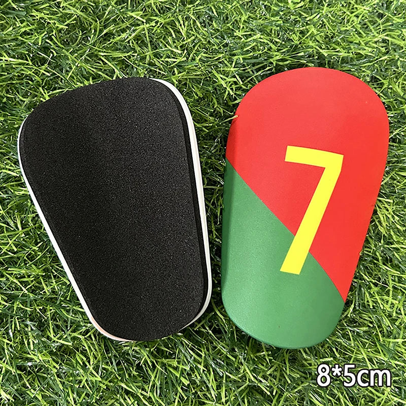 1Pair Mini Football Shin Pad Leg Protector Wear-resistant Shock Absorbing Leg Protector Soccer Training Shank Board Oasis Select 85CM Green