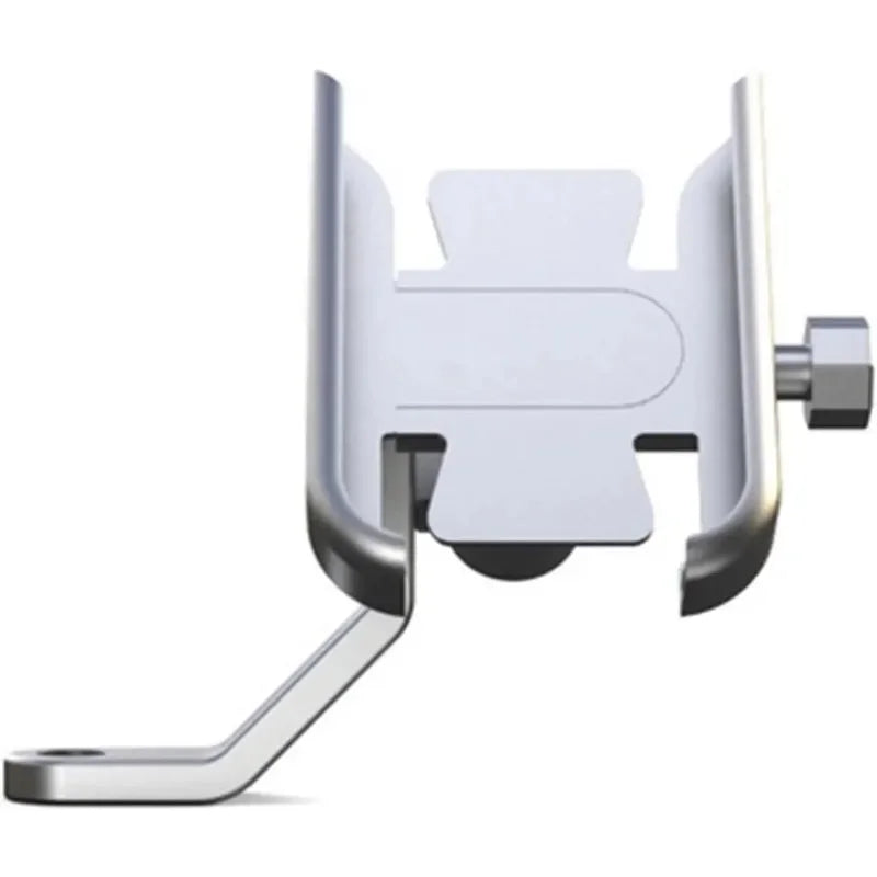 Universal Metal Motorcycle Phone Holder Aluminum Alloy Anti-Slip Bracket GPS Clip Adjustable Phone Stand for 4-6.5inch Phone Oasis Select