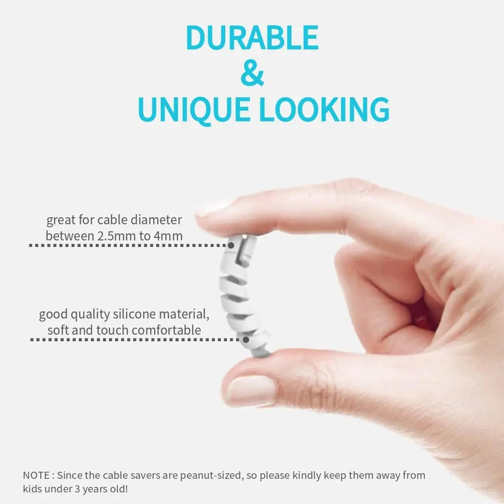 Charging Cable Protector For Phones Cable holder Ties cable winder Clip For Mouse USB Charger Cord management cable organizer Oasis Select