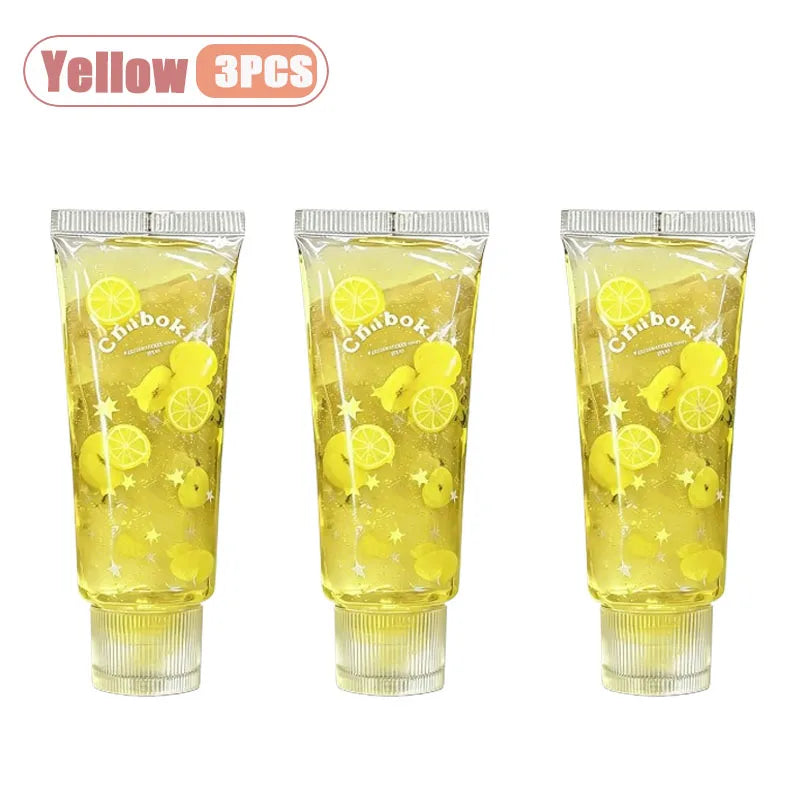 1-10PCS Toothpaste Tube Soft Gel Squishy Slow Rising Stress Relief for Adult Fidget Sensory Decompression Cute Pocket Gadget Oasis Select Yellow-3PCS