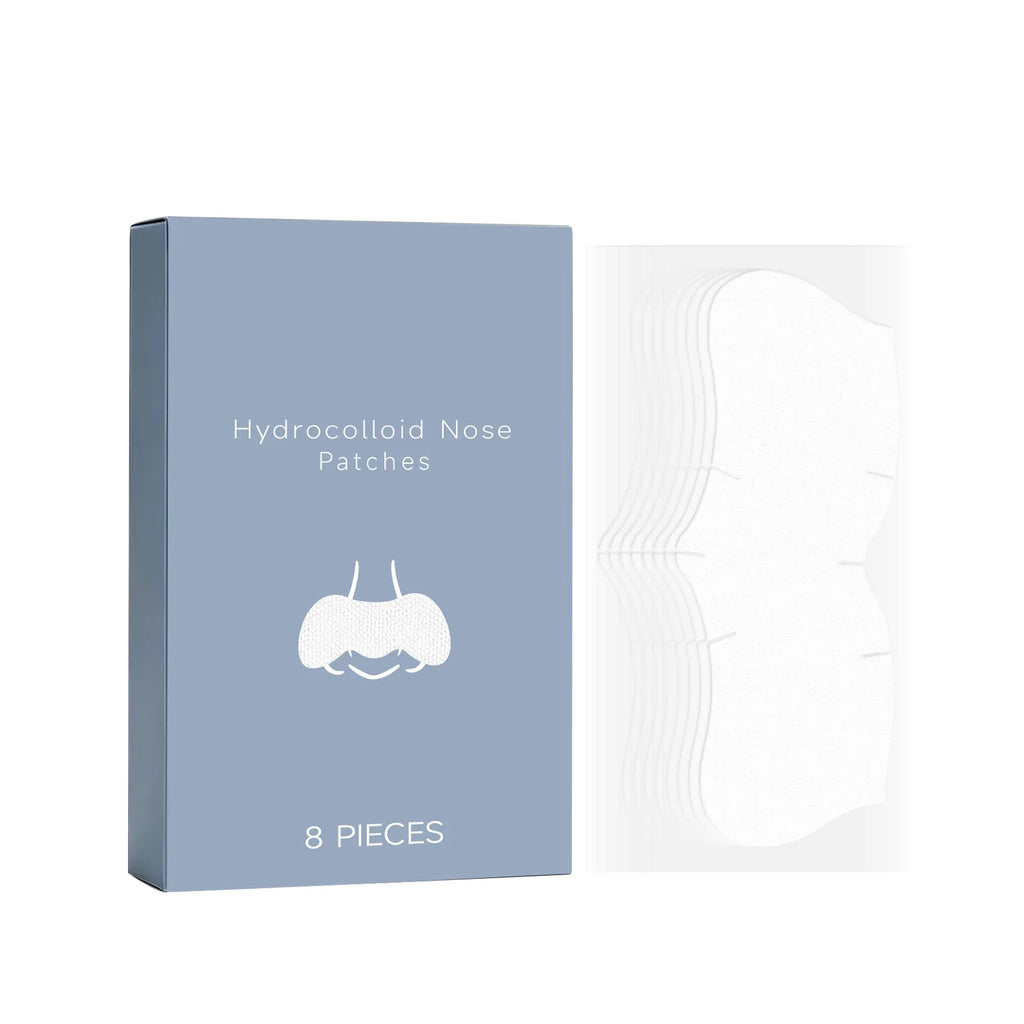 Nicotinamide Nose Patches Clean Excess Oil Unclog Pores Remove Blackheads Smooth Rough Skin Hyaluronic Acid Pore Cleansing Patch Oasis Select 8pcs Boxed