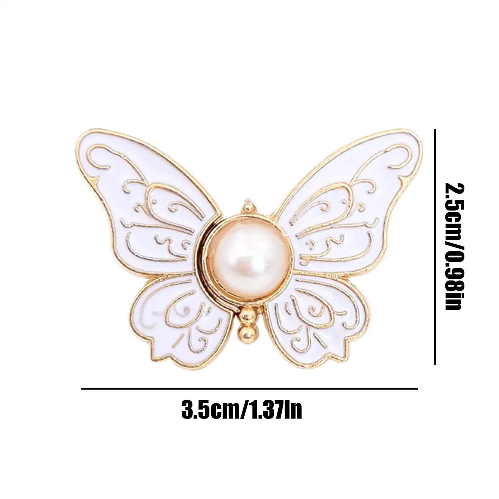 Pants Waist Tightener for Women Butterfly Shape Waist Tightener Buttons 8 Pieces No Sewing Reusable Alloy Clips for Clothing Oasis Select