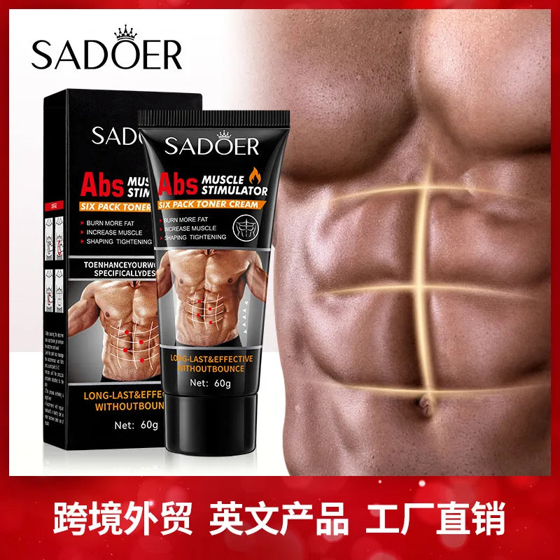 SADOER Men's Abdominal Firming Warming Body Cream 60g
