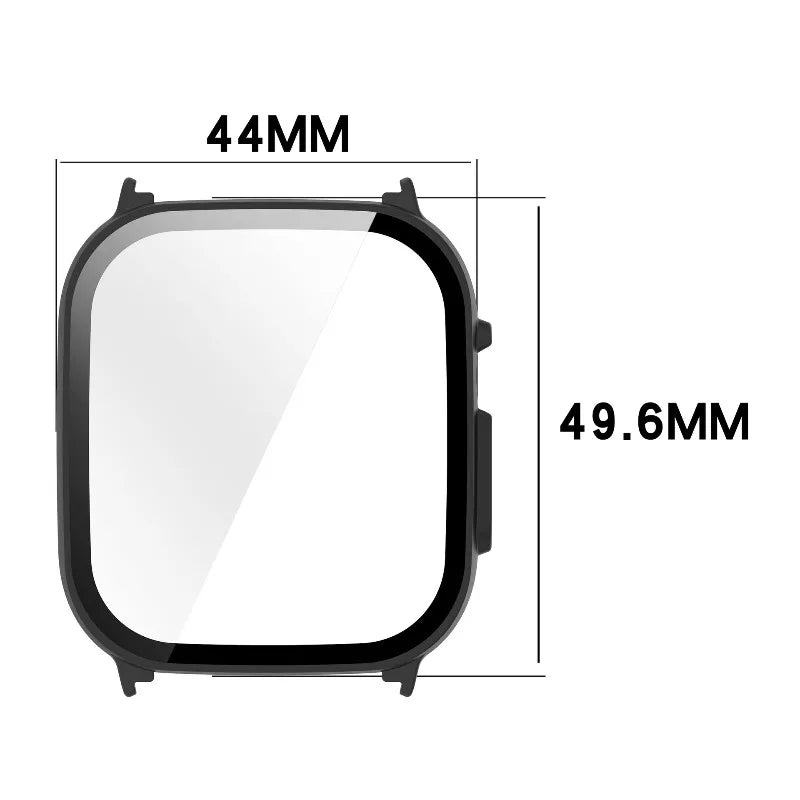 Hard PC + Tempered Glass Case for Realme Watch 5 Full Cover Smartwatch Case Oasis Select