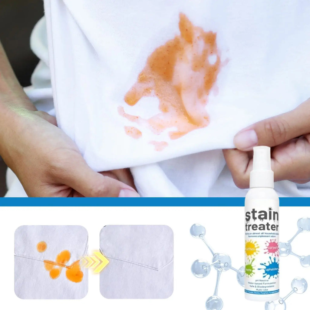 Laundry Spray Stain Removal Stain Remover Laundry Spray for Clothes 120ml Fabric Stubborn Grease Oil Cleaner for Travel Home Oasis Select