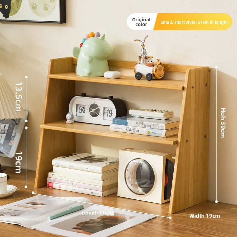 Medieval style shelves, household bedroom cabinets, student desk shelves, multi-layer simple display bookcases, storage shelves Oasis Select Primary short 51