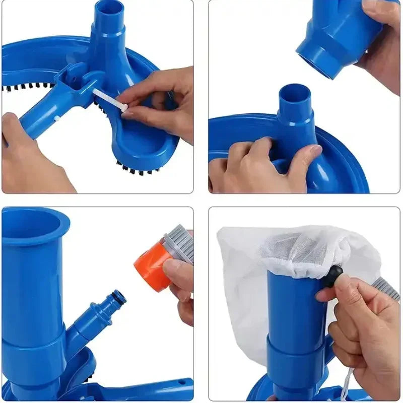 Underwater Vacuum Pool Cleaner Portable Cleaning Tool for Above Ground Inground Swimming Pool Landscape Maintenance Use Oasis Select
