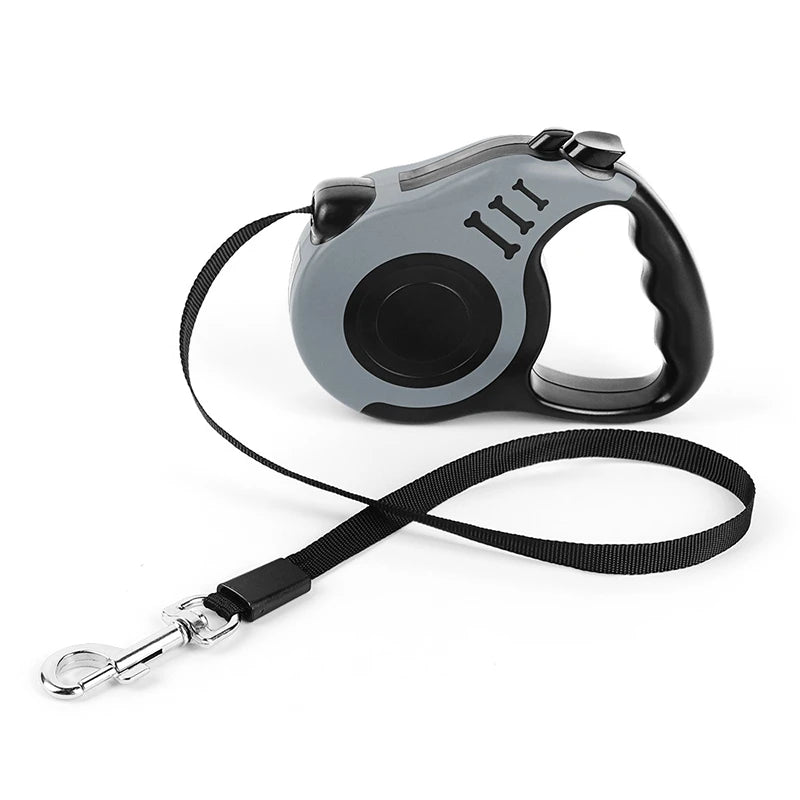 3m 5m Dog Leash for Small Dogs Cat Automatic Retractable Durable Nylon Lead Puppy Outdoor Travel Walking Hiking Traction Rope Oasis Select