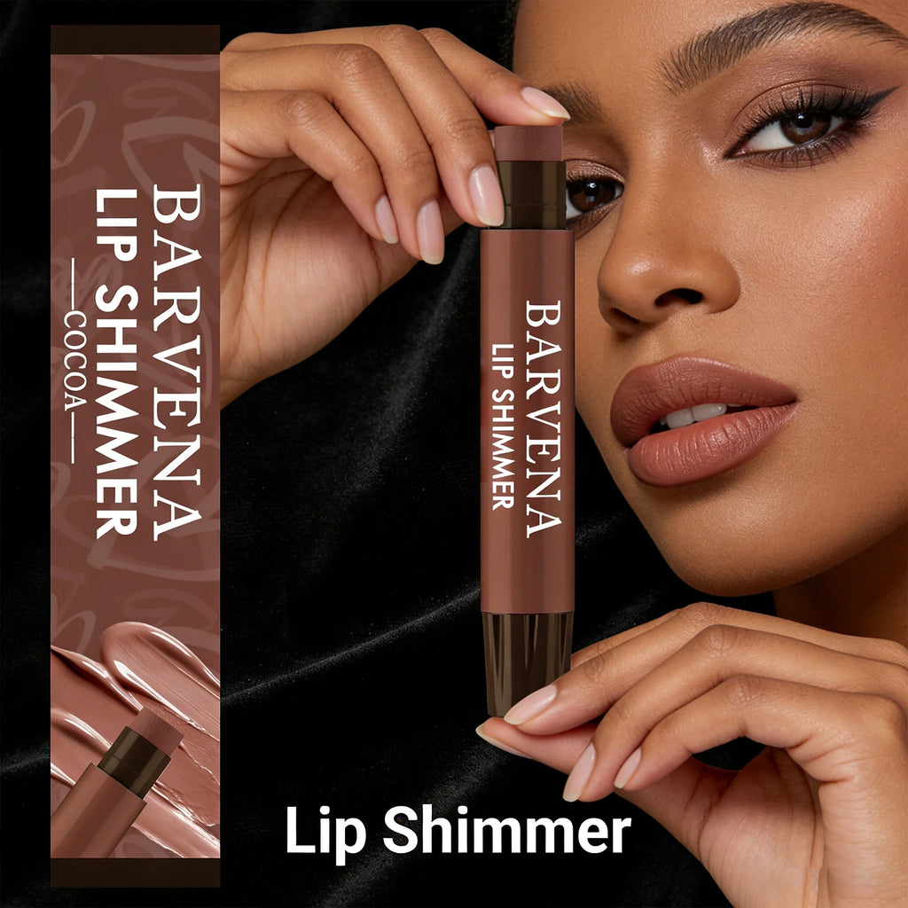 Cocoa Shimmer Lip Balm – Moisturizing, Non-Sticky Daily Lip Care Shimmer Lip Balm Oasis Select