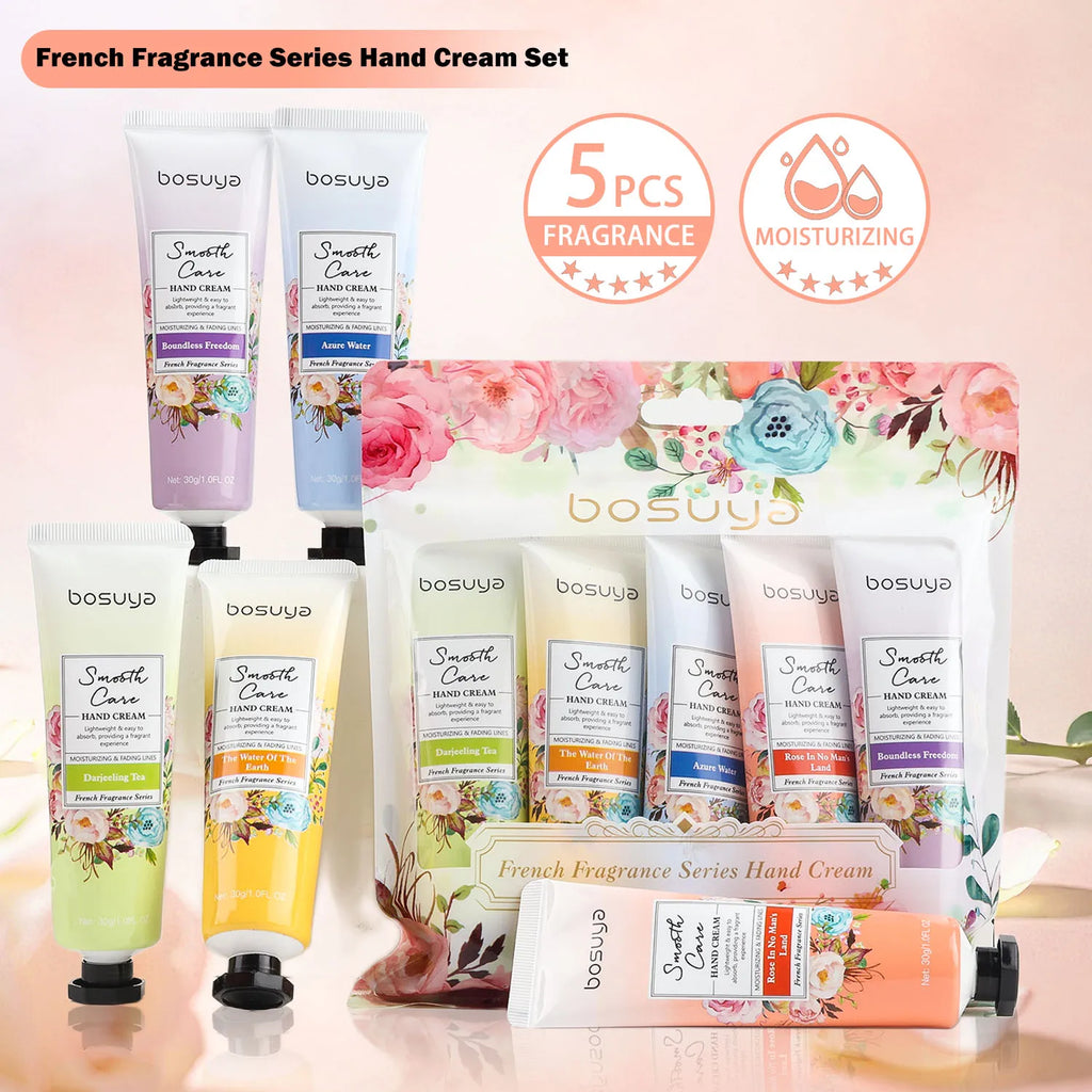 Floral Fragrance Hand Cream Set – Moisturizing Daily Care Hand Cream Set Oasis Select