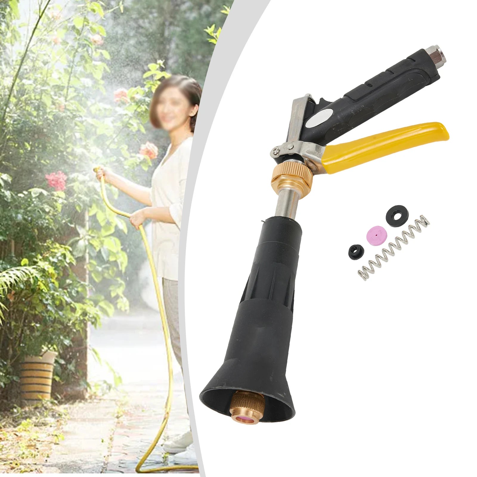 Rotatable Sprayer Garden Irrigation Sprinkler with High Pressure and Multiple Water Distribution Modes for Lawn and Flower Beds Oasis Select