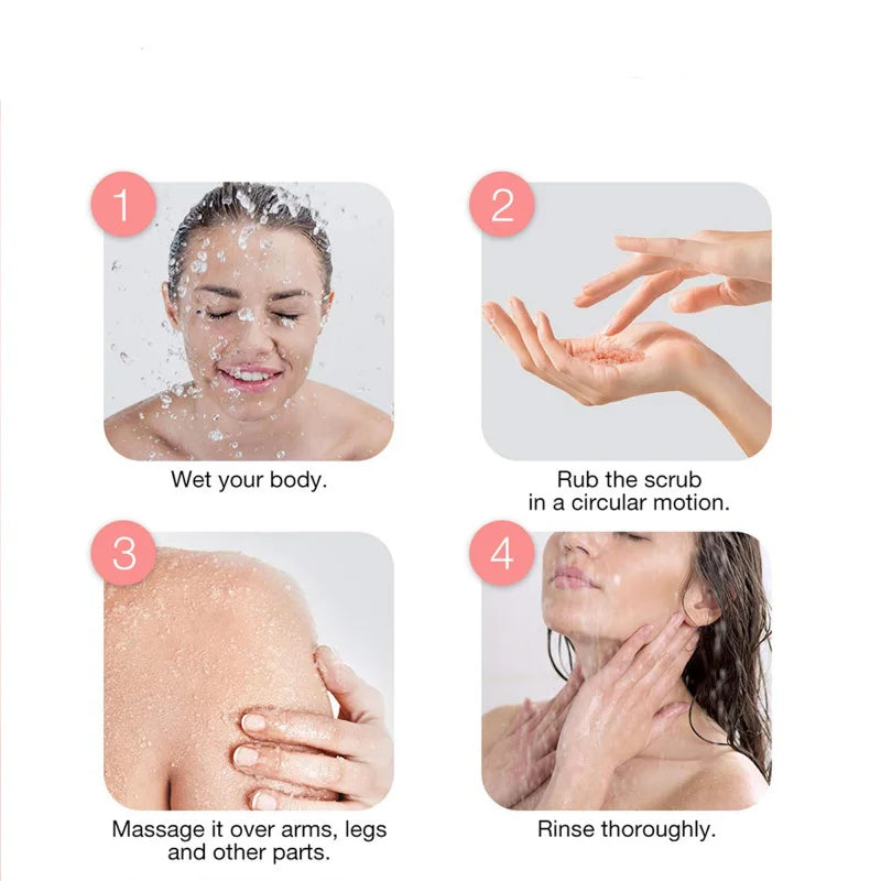 ROUSHUN Turmeric Sugar Body Scrub 750g – Deep Cleansing