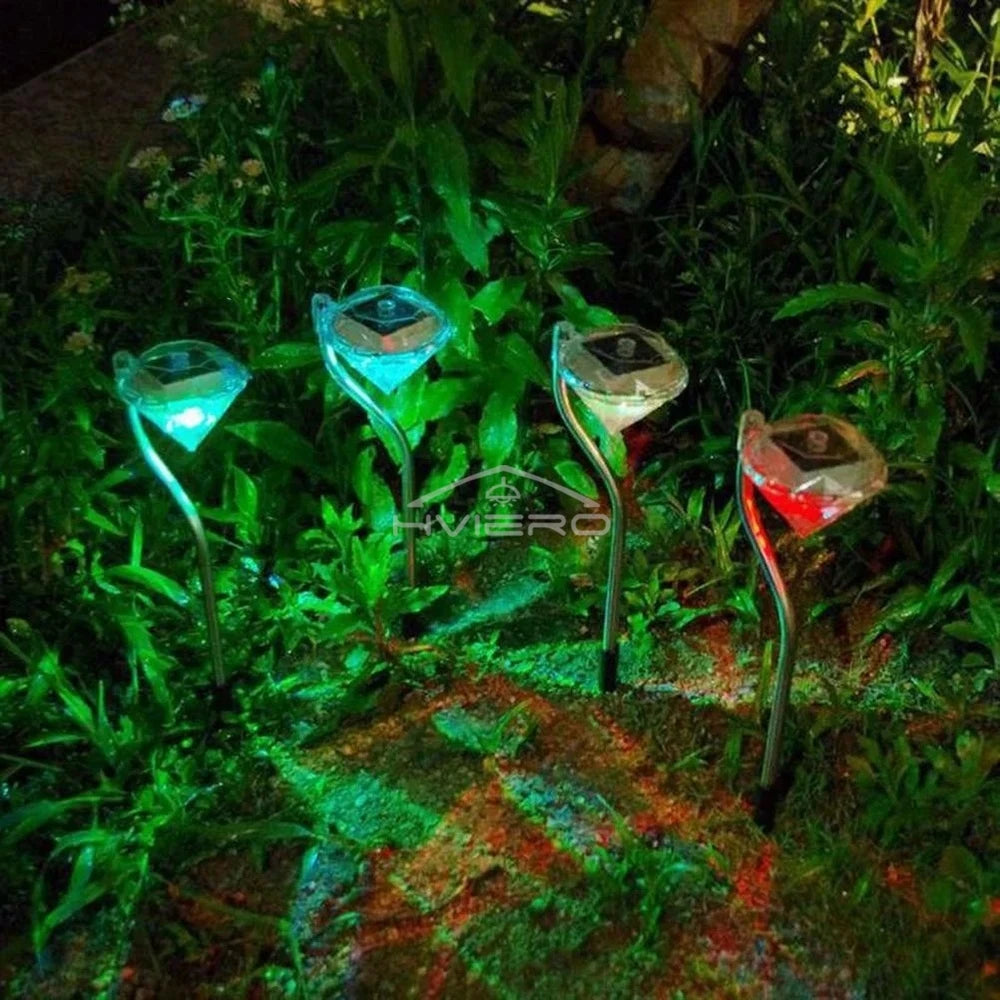 Solar LED Garden Lawn Lamp | IP65 Waterproof Path Spot Light