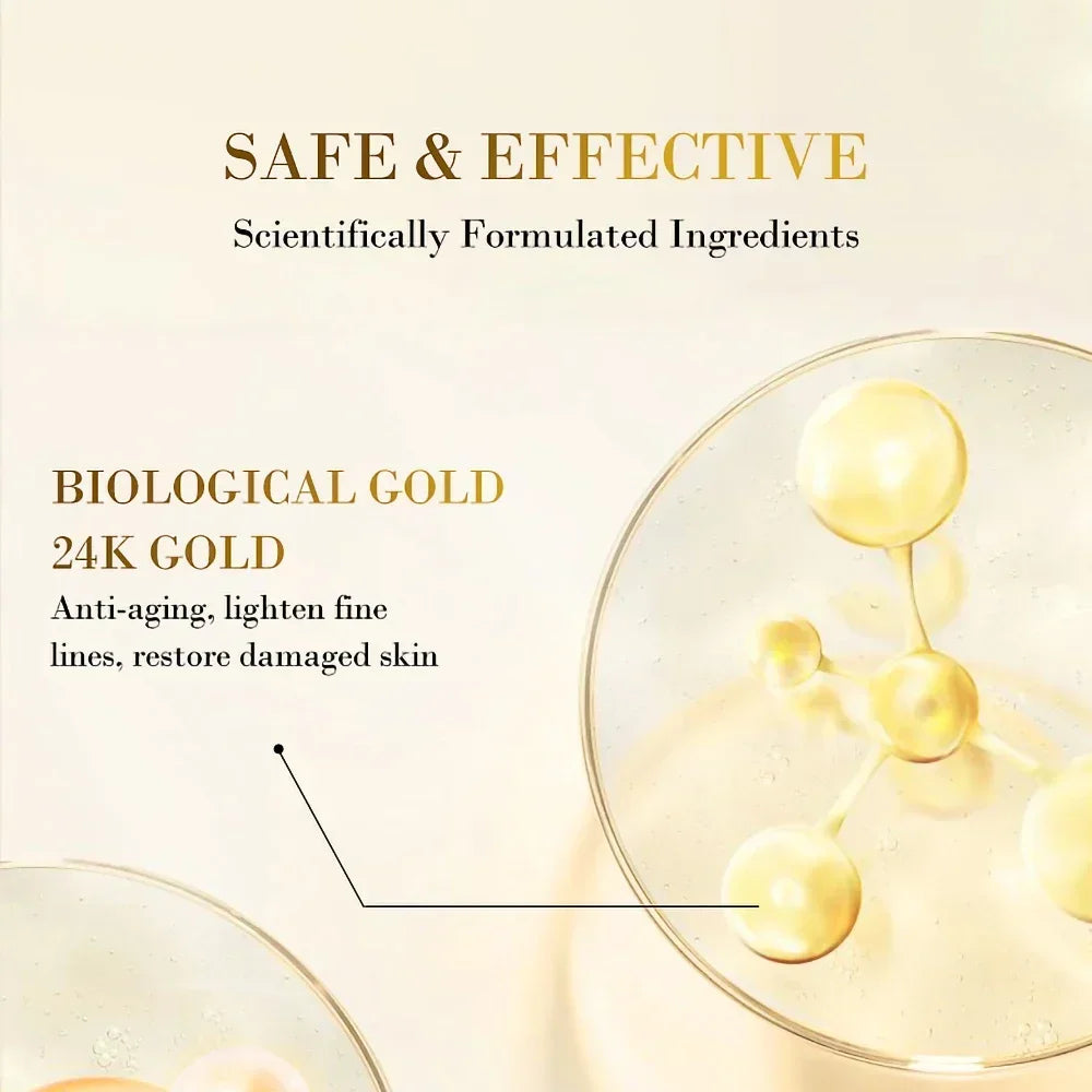 24K Gold Collagen Eye Mask – Hyaluronic Acid, 60 Patches