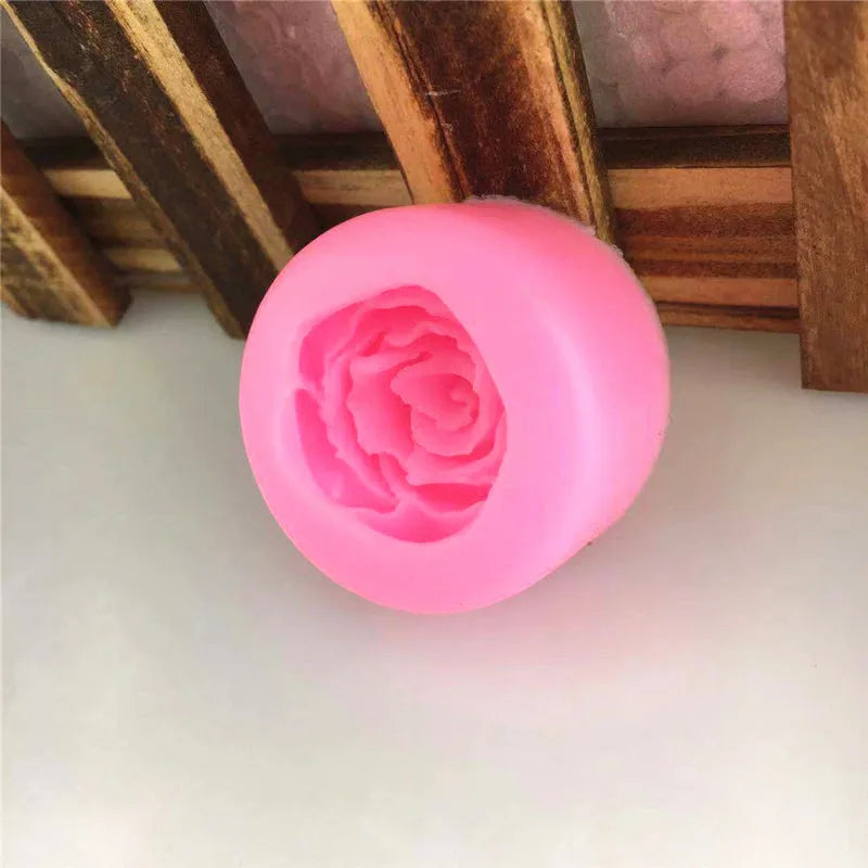 3D Rose Flower Silicone Mold Fondant Chocolate Soap Candle Resin Mould DIY Cake Decorating Tool 3 Sizes Available Oasis Select